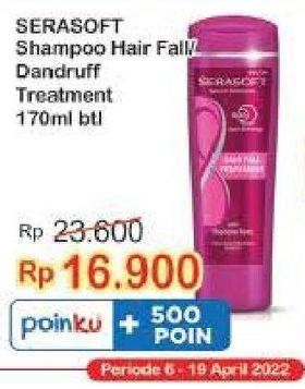 Promo Harga SERASOFT Shampoo Anti Dandruff, Hairfall Treatment 170 ml - Indomaret