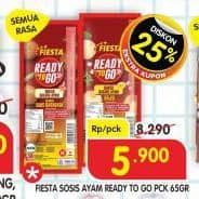 Promo Harga Fiesta Sausage Ready to Go All Variants 65 gr - Superindo