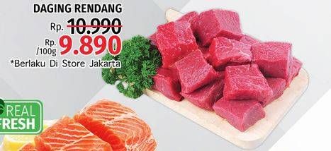 Promo Harga Daging Rendang Sapi per 100 gr - LotteMart