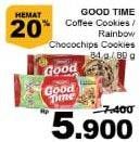 Promo Harga GOOD TIME Cookies 84/80gr  - Giant