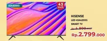 Promo Harga Hisense 43A4200G  - Yogya