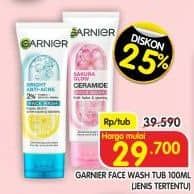 Promo Harga Garnier Facial Cleanser 100 ml - Superindo