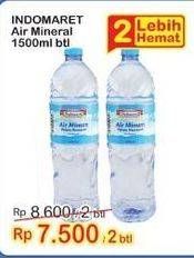 Promo Harga INDOMARET Air Mineral 1500 ml - Indomaret