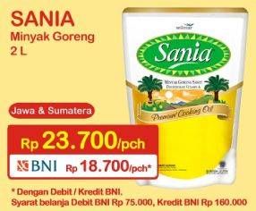 Promo Harga SANIA Minyak Goreng 2 ltr - Indomaret