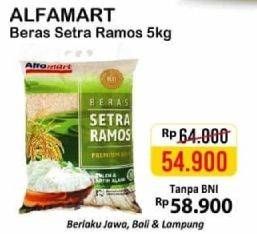 Promo Harga Alfamart Beras Setra Ramos 5 kg - Alfamart