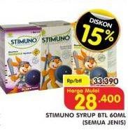 Promo Harga STIMUNO Restores Immunes Syrup All Variants 60 ml - Superindo