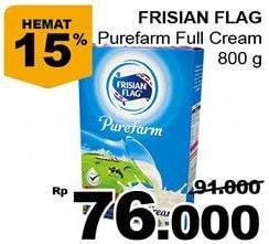Promo Harga FRISIAN FLAG Susu Bubuk Full Cream 800 gr - Giant