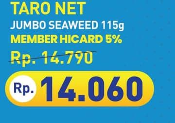 Promo Harga Taro Net Seaweed 120 gr - Hypermart