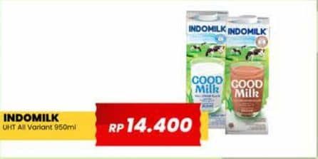 Promo Harga Indomilk Susu UHT All Variants 950 ml - Yogya