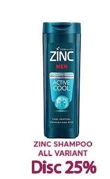 Promo Harga ZINC Shampoo All Variants  - Alfamart