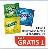 Promo Harga HEXOS Candy Barley Mint, Lemon, Original 5 pcs - Alfamidi