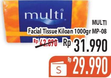 Promo Harga MULTI Facial Tissue 1000 gr - Hypermart