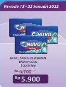 Promo Harga NUVO Family Bar Soap Active Cool per 3 pcs 76 gr - Indomaret