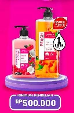 Promo Harga WATSONS Cream Hand Wash/Body Wash  - Watsons