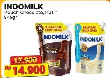 Promo Harga Indomilk Susu Kental Manis Plain, Cokelat 545 gr - Alfamart