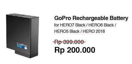 Promo Harga GOPRO Rechargeable Battery  - Erafone
