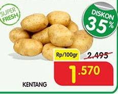 Promo Harga Kentang per 100 gr - Superindo