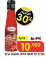 Promo Harga Sasa Sambal Ekstra Pedas 275 ml - Superindo