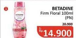 Promo Harga BETADINE Feminine Wash Natural Daun Sirih Firming Floral 110 ml - Alfamidi