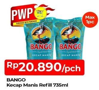 Promo Harga BANGO Kecap Manis 735 ml - TIP TOP