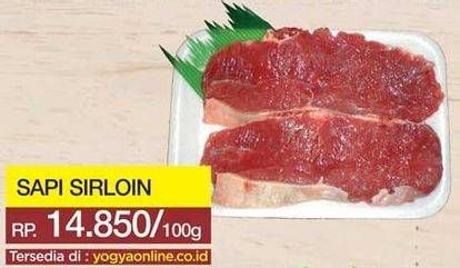 Promo Harga Daging Has Luar (Daging Sirloin) per 100 gr - Yogya