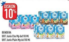 Promo Harga FRISIAN FLAG Susu UHT Junio Chocolate, Plain 110 ml - Hypermart