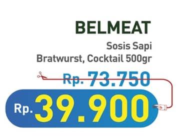 Promo Harga Belmeat Sosis Bratwurst/Cocktail  - Hypermart