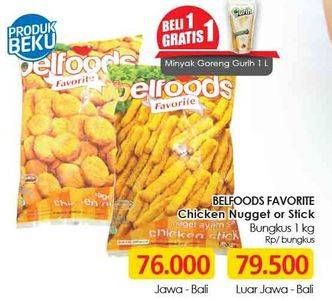 Promo Harga BELFOODS Nugget 1 kg - LotteMart