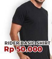 Promo Harga RIDER Basic Shirt  - Carrefour