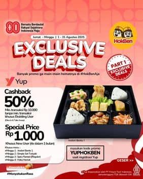 Promo Harga Exclusive Deals  - HokBen