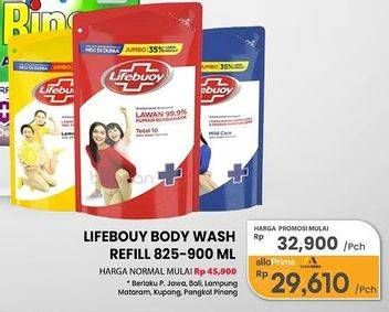 Promo Harga Lifebuoy Body Wash 850 ml - Carrefour