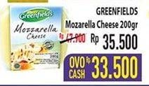 Promo Harga GREENFIELDS Cheese Mozzarella 200 gr - Hypermart