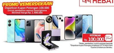Promo Harga Smartphone  - LotteMart