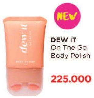 Promo Harga Dew It On The Go Body Polish  - Watsons