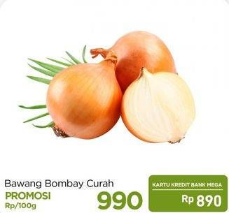 Promo Harga Bawang Bombay per 100 gr - Carrefour