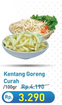 Promo Harga French Fries Curah per 100 gr - Hypermart