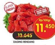 Promo Harga Daging Rendang Sapi per 100 gr - Superindo