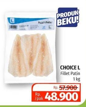 Promo Harga CHOICE L Fillet Patin 1000 gr - Lotte Grosir