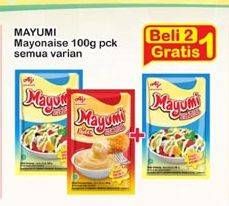 Promo Harga MAYUMI Mayonnaise All Variants per 2 sachet 100 gr - Indomaret