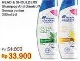 Promo Harga HEAD & SHOULDERS Shampoo All Variants 300 ml - Indomaret