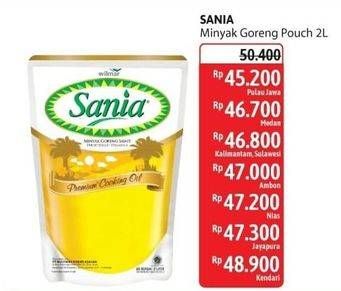 Promo Harga Sania Minyak Goreng 2000 ml - Alfamidi