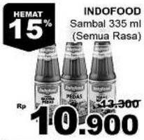 Promo Harga INDOFOOD Sambal All Variants 335 ml - Giant