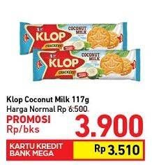 Promo Harga KLOP Crackers 117 gr - Carrefour
