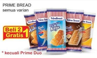 Promo Harga PRIME BREAD Roti Isi Krim All Variants per 2 pcs - Indomaret