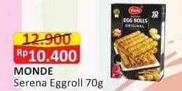 Promo Harga MONDE Serena Egg Roll 70 gr - Alfamart