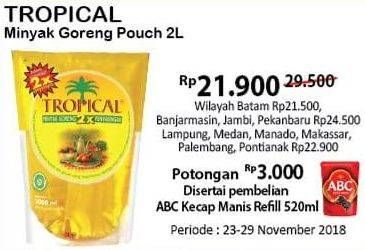 Promo Harga TROPICAL Minyak Goreng 2 ltr - Alfamart