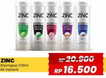 Promo Harga Zinc Shampoo All Variants 170 ml - Yogya