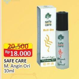 Promo Harga SAFE CARE Minyak Angin Aroma Therapy 10 ml - Alfamart