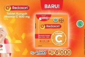 Promo Harga REDOXON Tablet Kunyah 500mg Jeruk 2 pcs - Indomaret