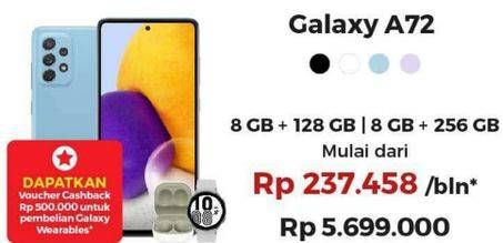 Promo Harga SAMSUNG Galaxy A72  - Erafone